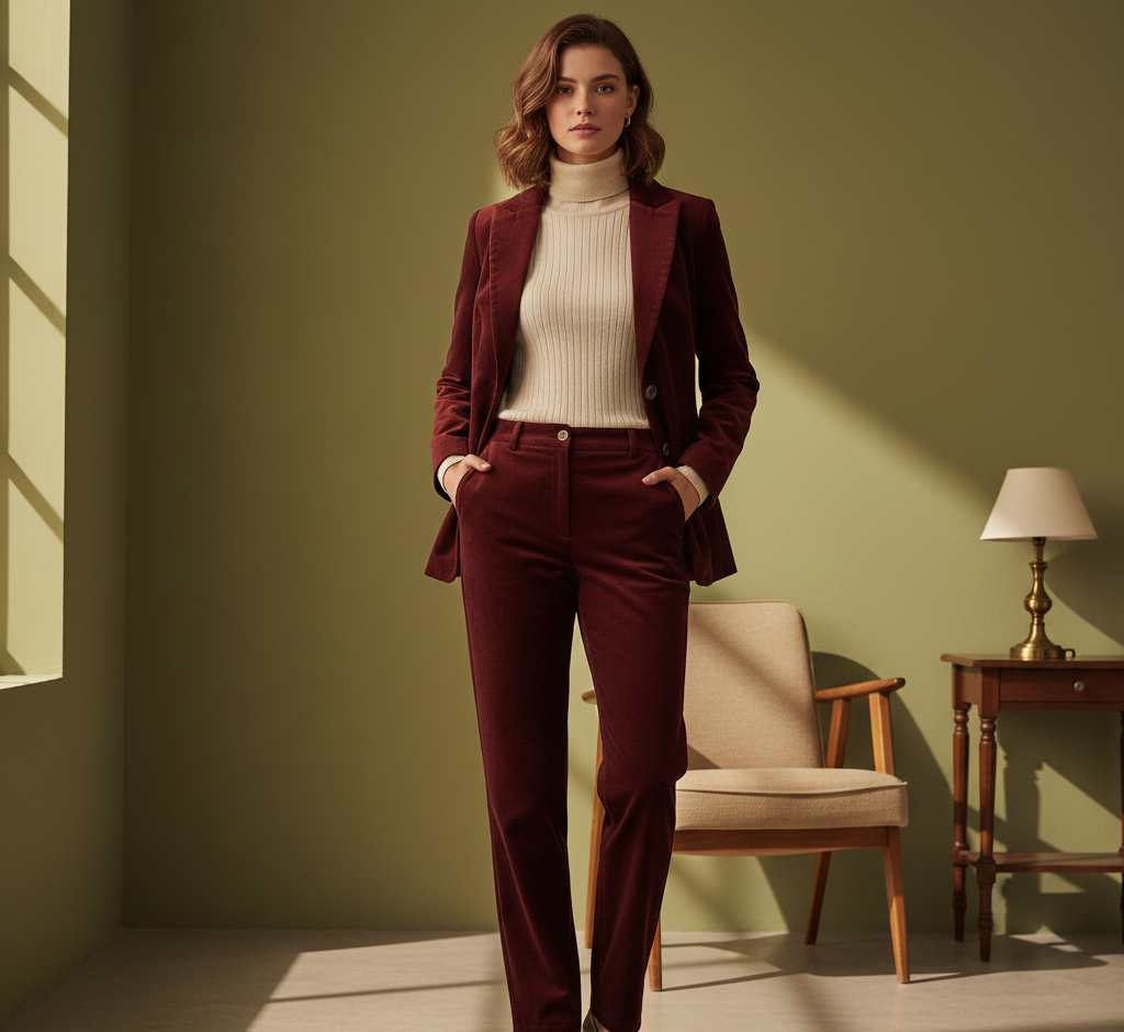 Creating a Retro-Inspired Corduroy Look Idea