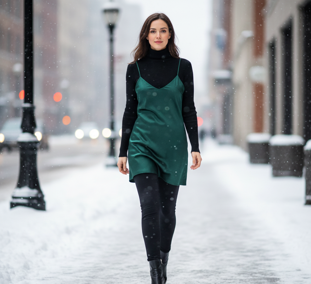 Layering with a Slip Dress Ideas