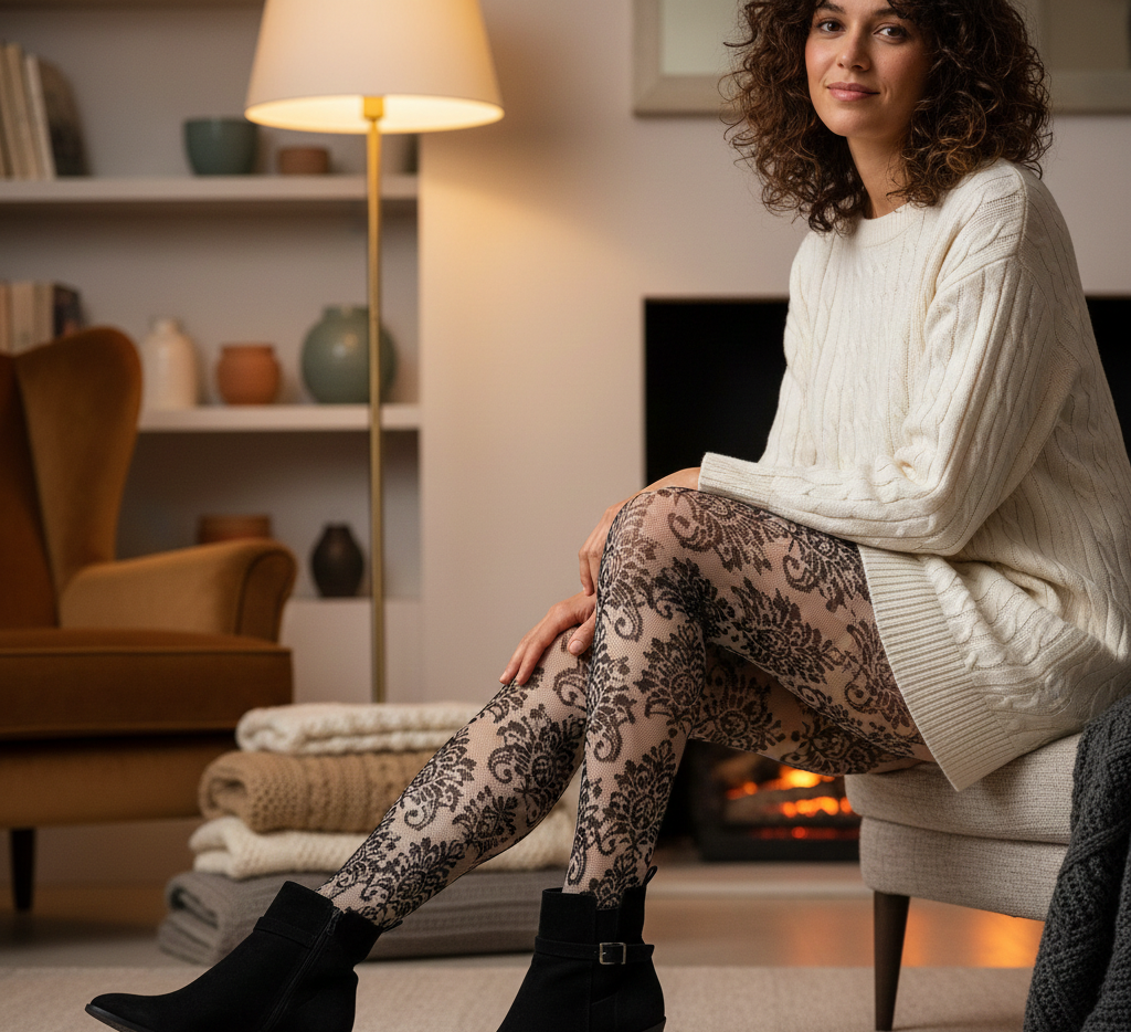 Patterned Tights Combination Ideas