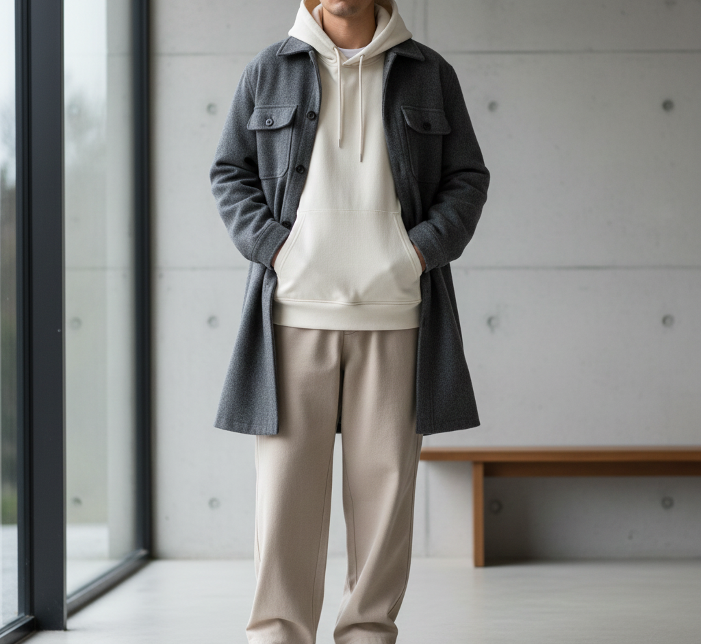 The Longline Shacket and Hoodie Layering Idea