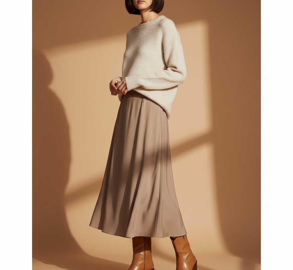 The Modern Western Boot and Skirt Combination Idea