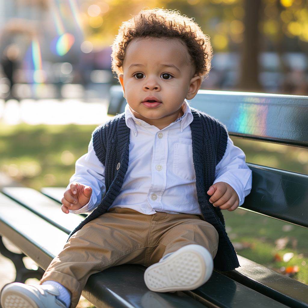 20 Best Baby Boy Fall Outfits That Are Cozy & Stylish 11 Button-Up Shirt with Sweater Vest