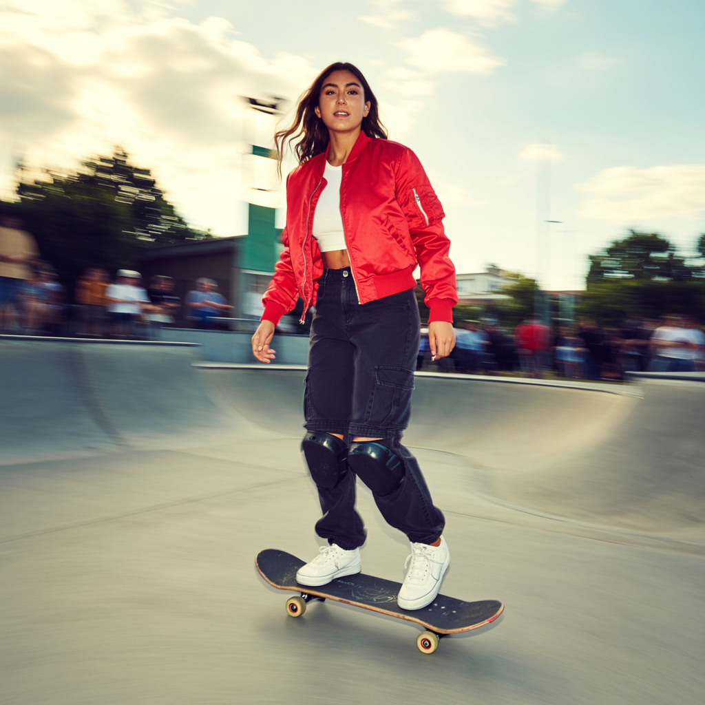 Cargo Pants with a Bomber Jacket