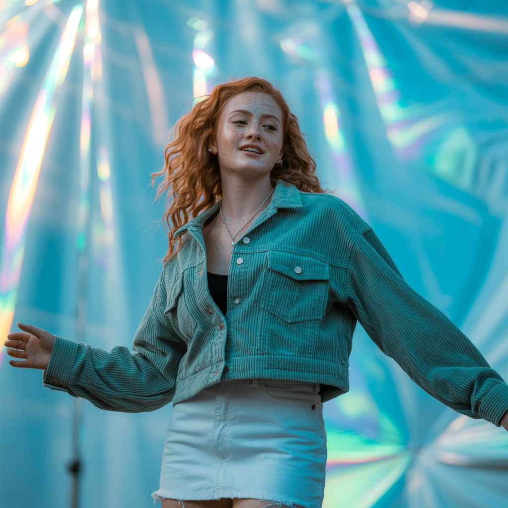 25 Best Casual Fall Outfits for Women This Autumn 15 Corduroy Jacket with Denim