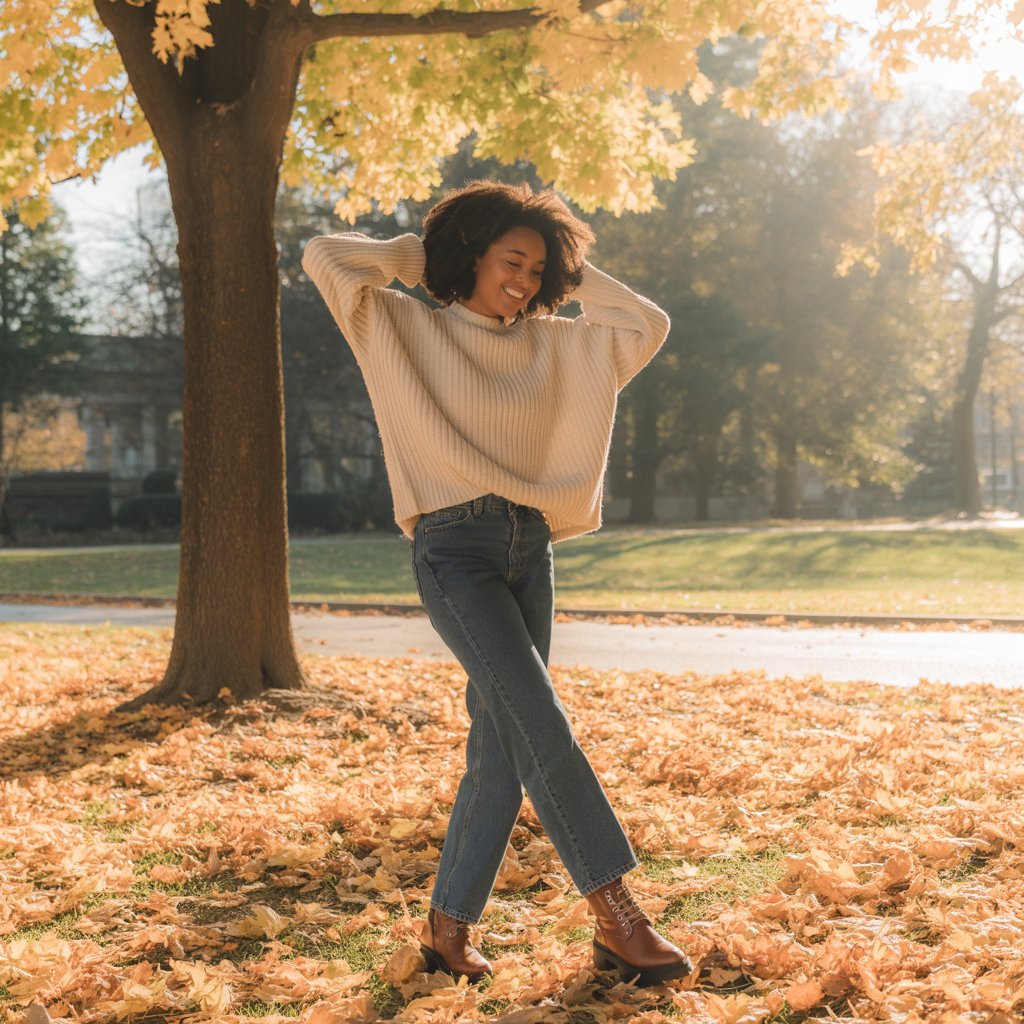 Cozy Knit Sweater Outfits