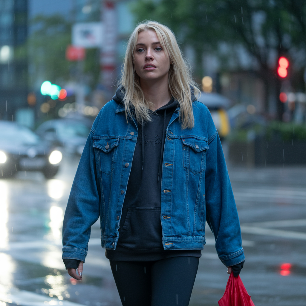 25 Best Casual Fall Outfits for Women This Autumn 4 Denim Jacket over Hoodie