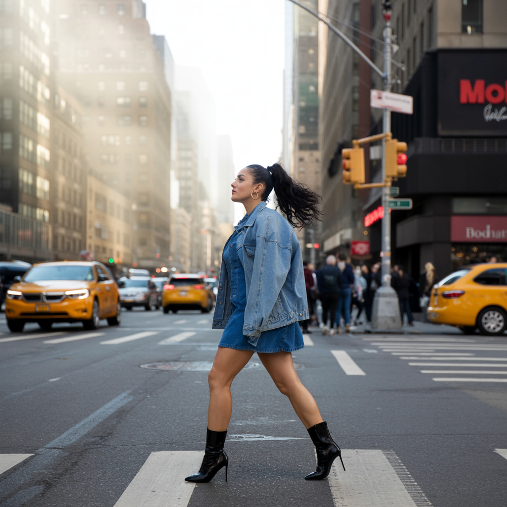 25 Best Casual Fall Outfits for Women This Autumn 25 Denim-on-Denim Look