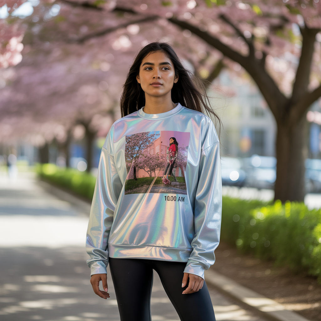 Graphic Sweatshirt with Leggings