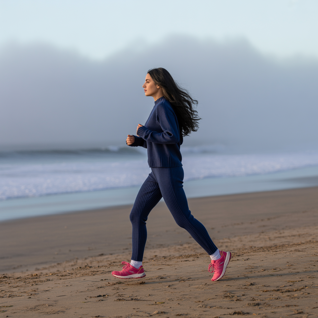 25 Best Fall Outfits for Women to Try This Season 23 Knit Co-Ord Set with Sneakers