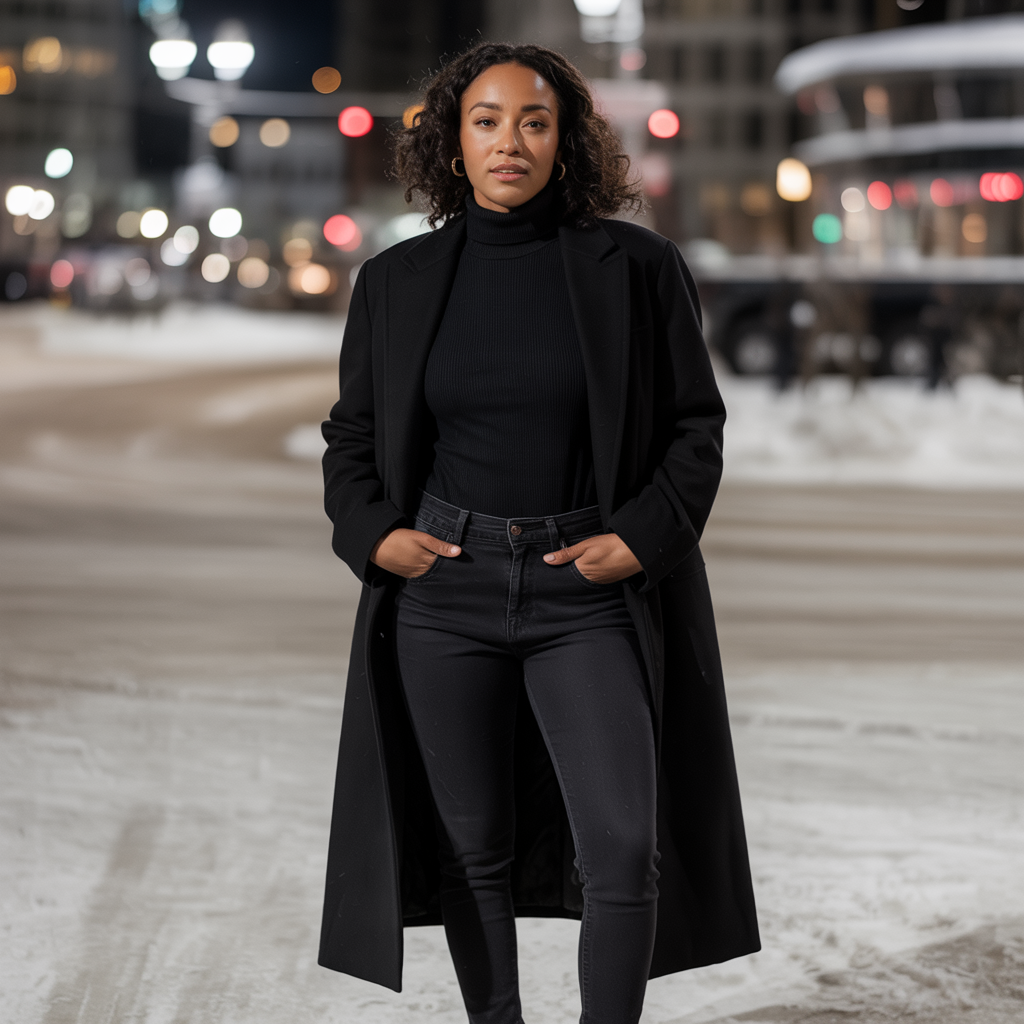 Monochrome Outfit for a Sleek Look