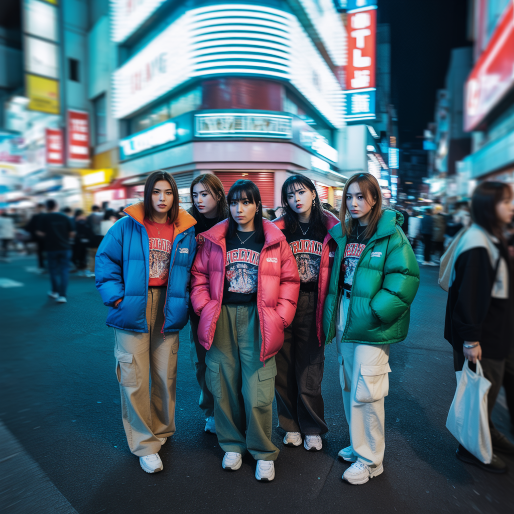 Puffer Jackets with Streetwear Staples