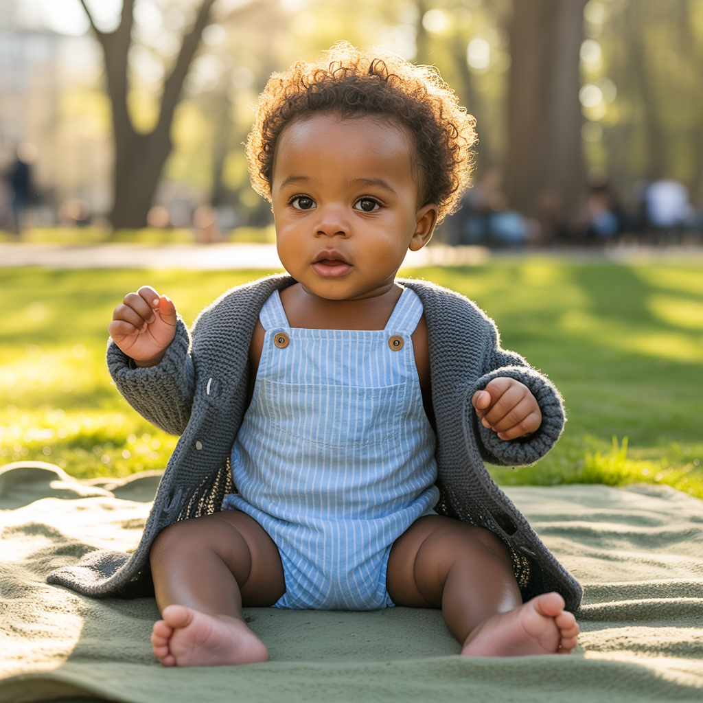 20 Best Baby Boy Fall Outfits That Are Cozy & Stylish 13 Romper with Cardigan