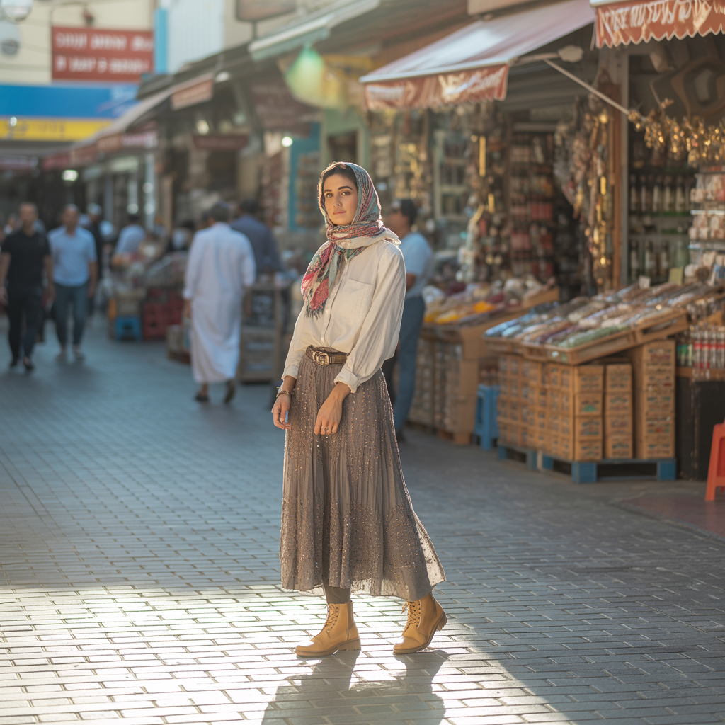 Skirt and Boots Combos