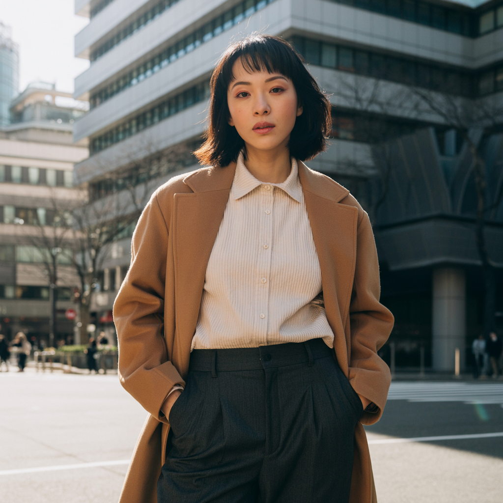 20 Best Stunning Winter Outfits That Turn Heads in Cold Weather 2 Wool Coat Over Tailored Pants