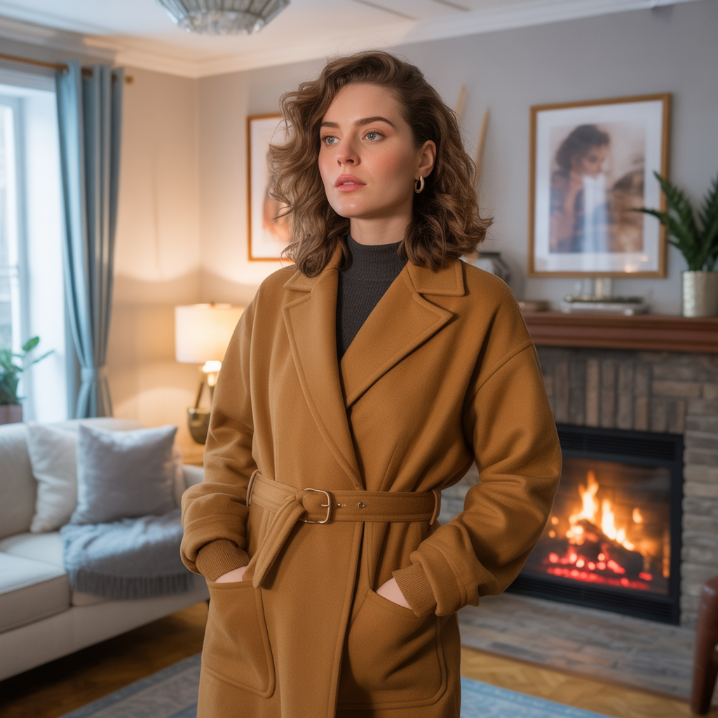 22 Best Fall Outfit Ideas to Stay Stylish This Autumn 17 Belted Sweater or Coat Look