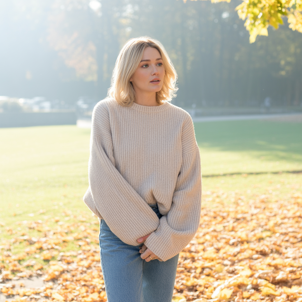 Cashmere Sweater with Jeans