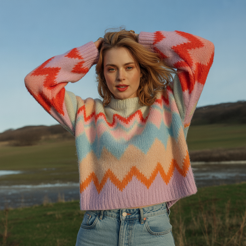 Cozy Sweaters with Classic Jeans