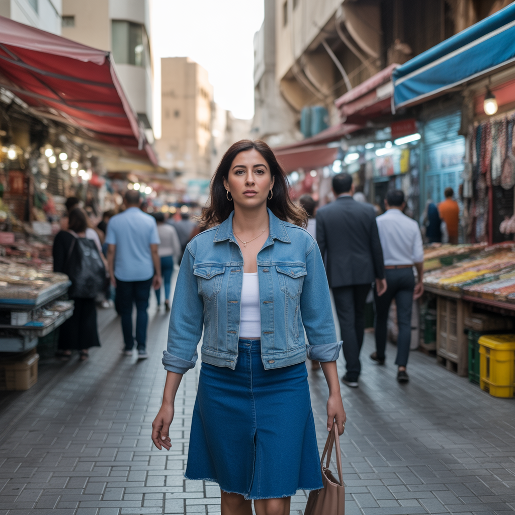 Denim-on-Denim Fall Style