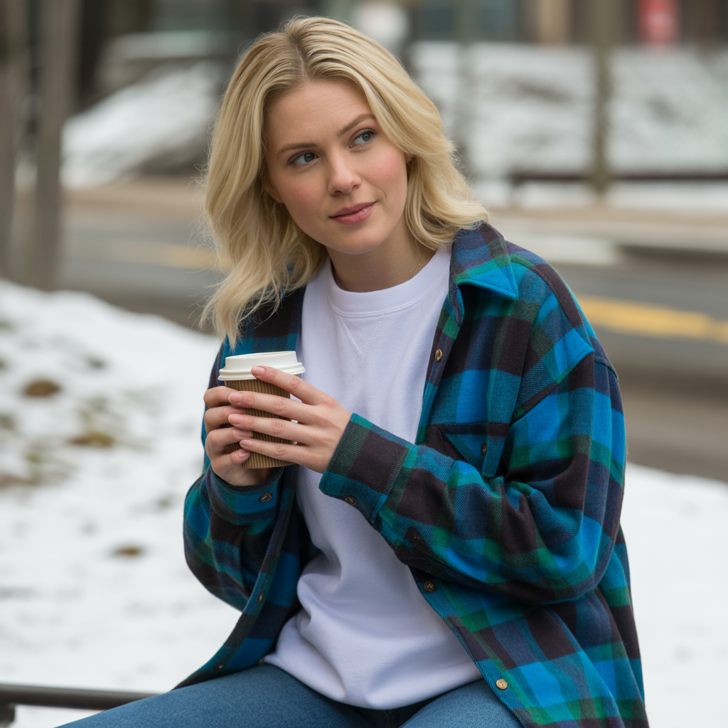 Flannel Shirts with Sweatshirts