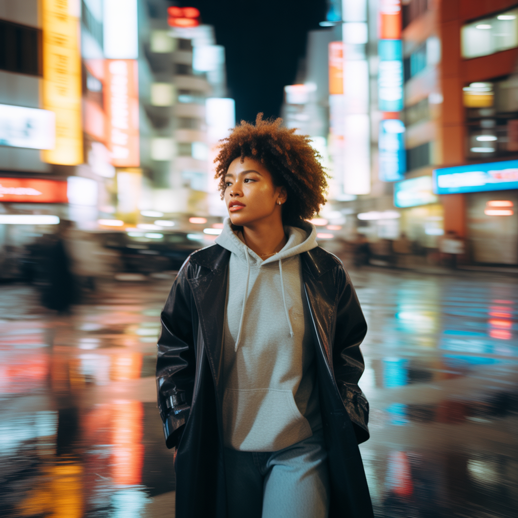 Hoodie Under a Trench Coat