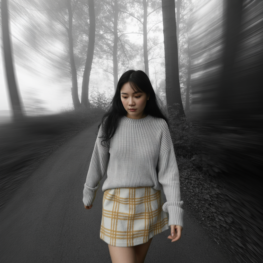 15 Best Trendy Grunge Fall Outfits to Rock This Season 3 Knit Sweater with Plaid Mini Skirt