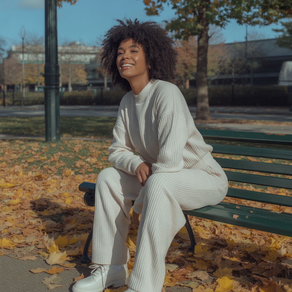 Knitted Matching Set