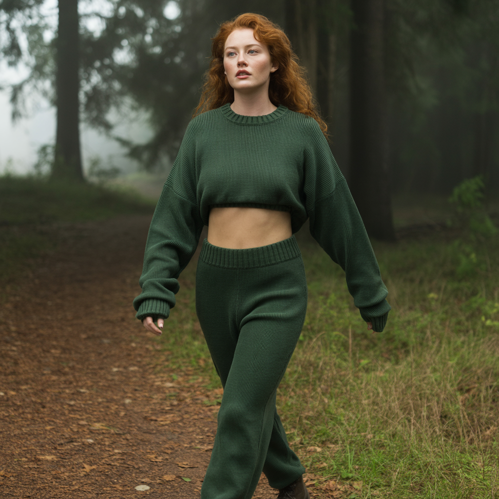 Knitted Two-Piece Set