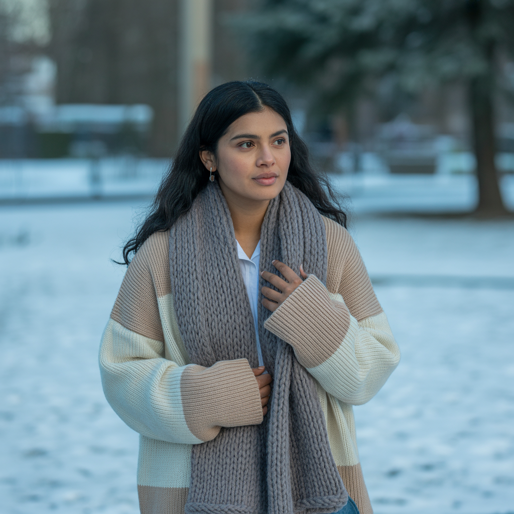 15 Best Cool Winter Outfits to Keep You Warm and Stylish 15 Layered Cardigans and Scarves