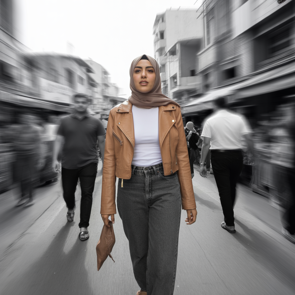 22 Best Mid Size Fall Outfits to Wear This Season 3 Leather Jacket with High-Waisted Jeans