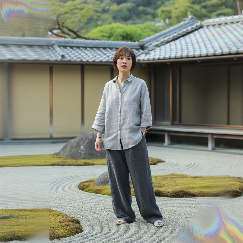 Linen Pants with Loose Shirts