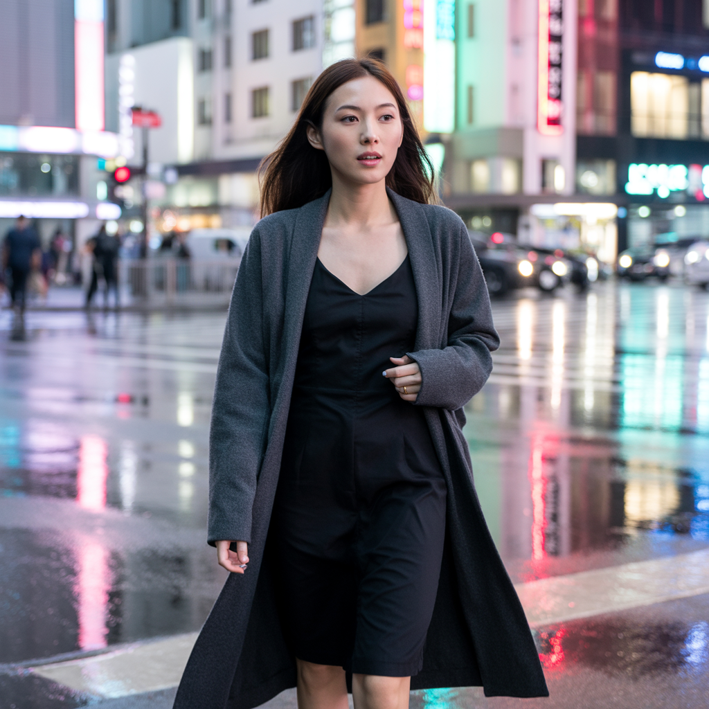 Longline Cardigans with Dresses