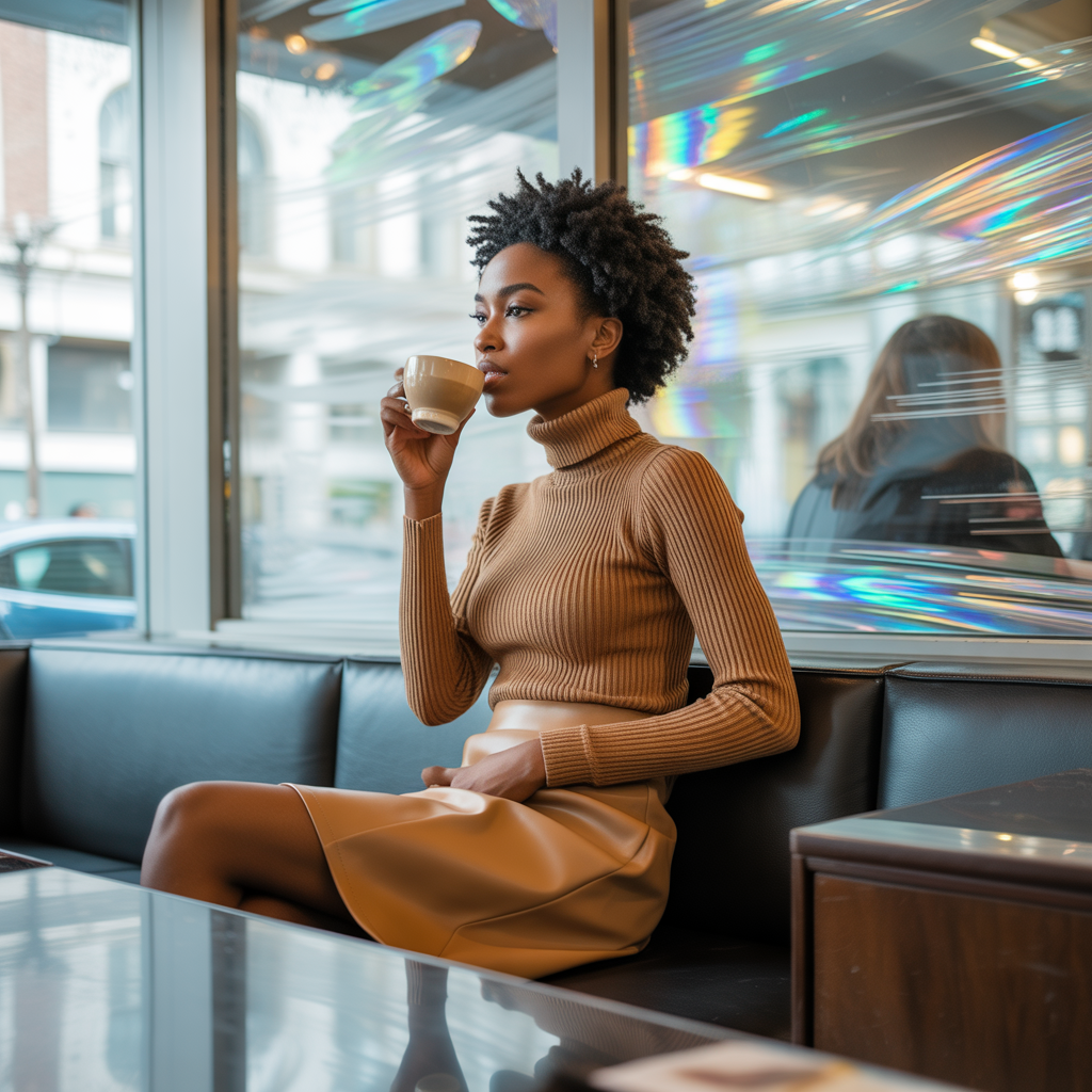 20 Best Chic Winter Work Outfits for a Polished Look 7 Monochrome Camel Outfit