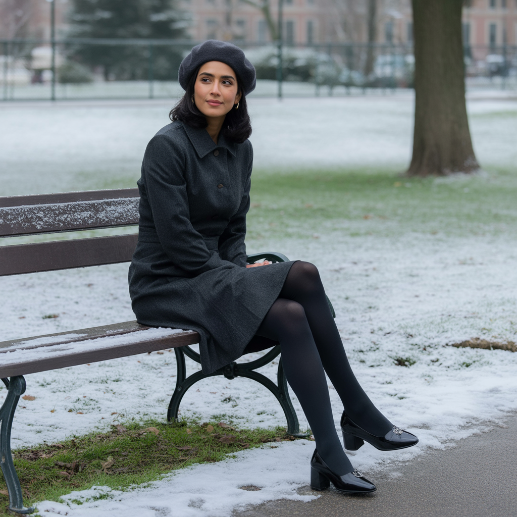 Monochrome Winter Look