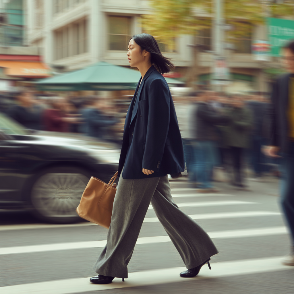 20 Best Baddie Fall Outfits to Slay This Season 9 Oversized Blazer with Wide-Leg Pants