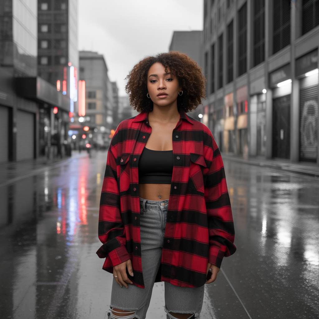 15 Best Trendy Grunge Fall Outfits to Rock This Season 1 Oversized Flannel with Distressed Denim