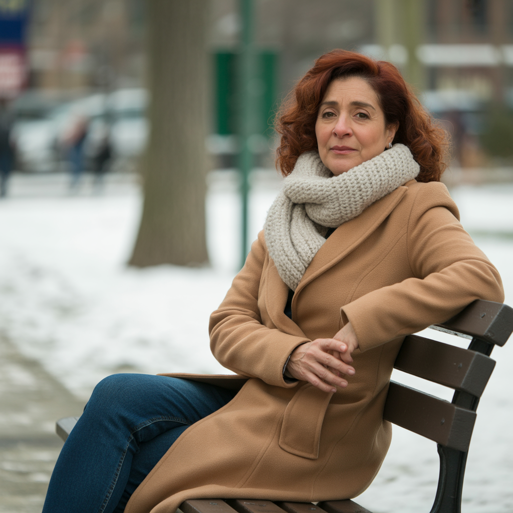 Oversized Scarf and Long Coat