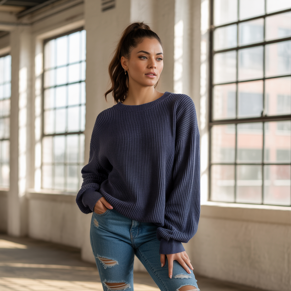 Oversized Sweaters with Skinny Jeans