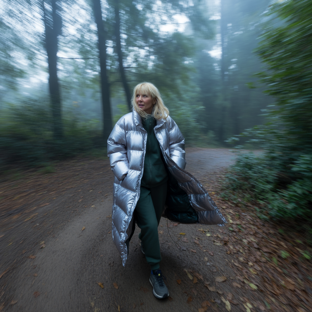 Puffer Coat with Joggers