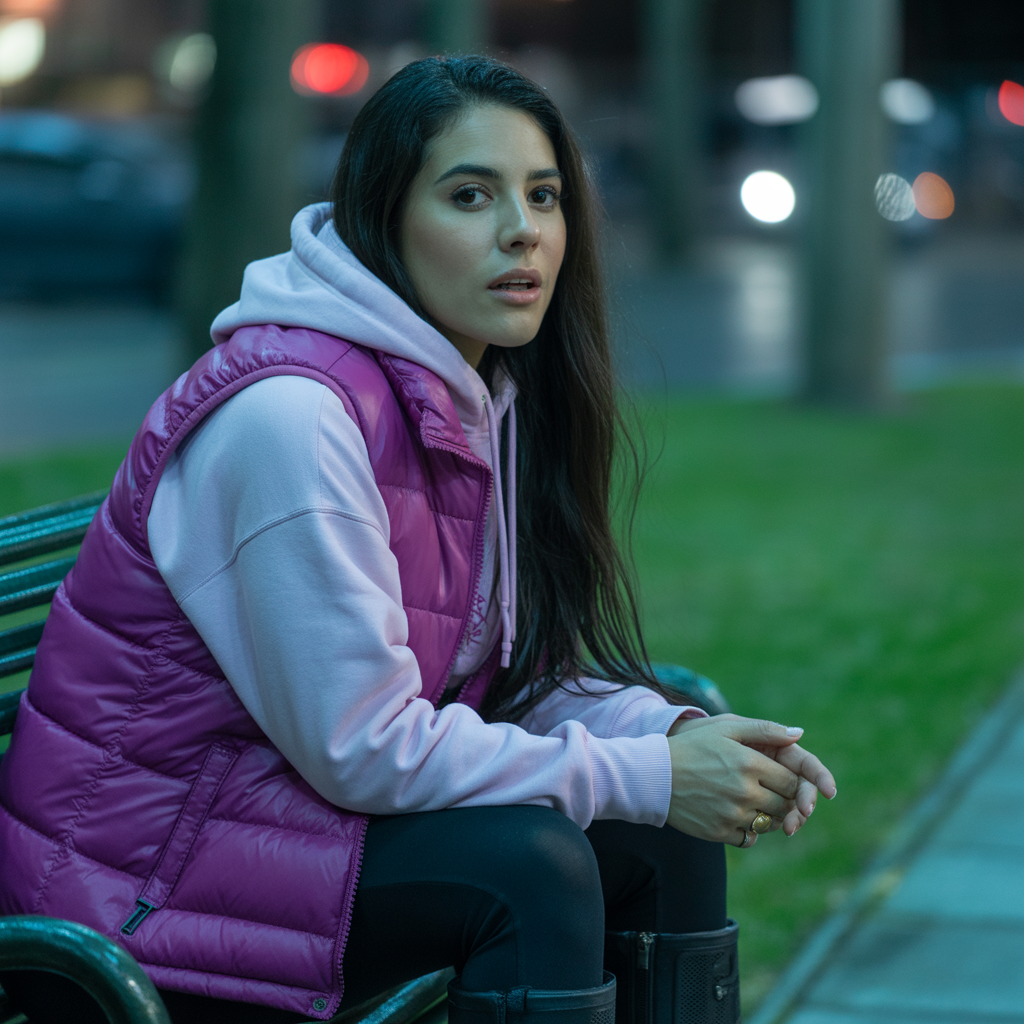 Puffer Vest with Hoodie