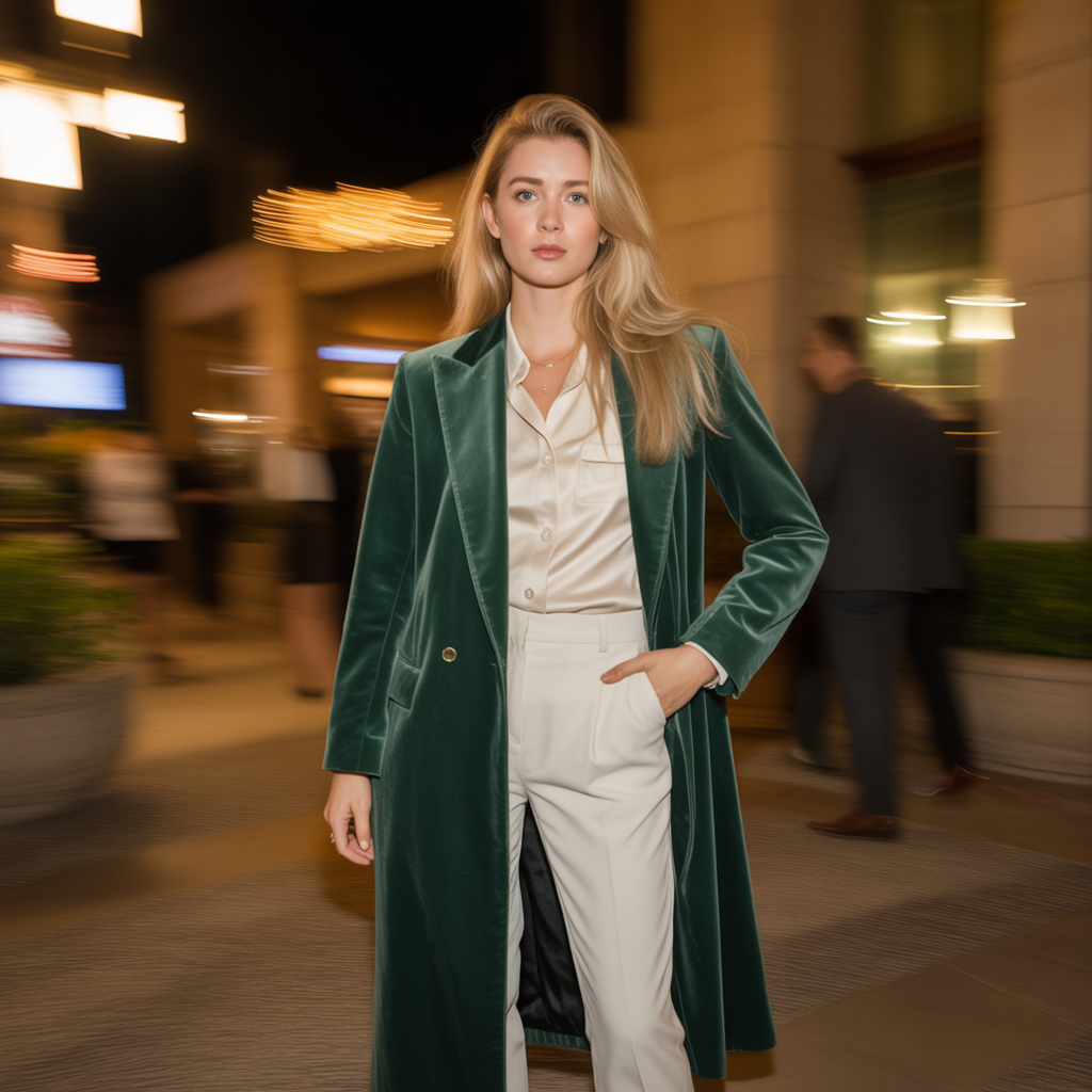 20 Best Chic Fall Outfits to Elevate Your Autumn Style 12 Statement Coat with Simple Basics