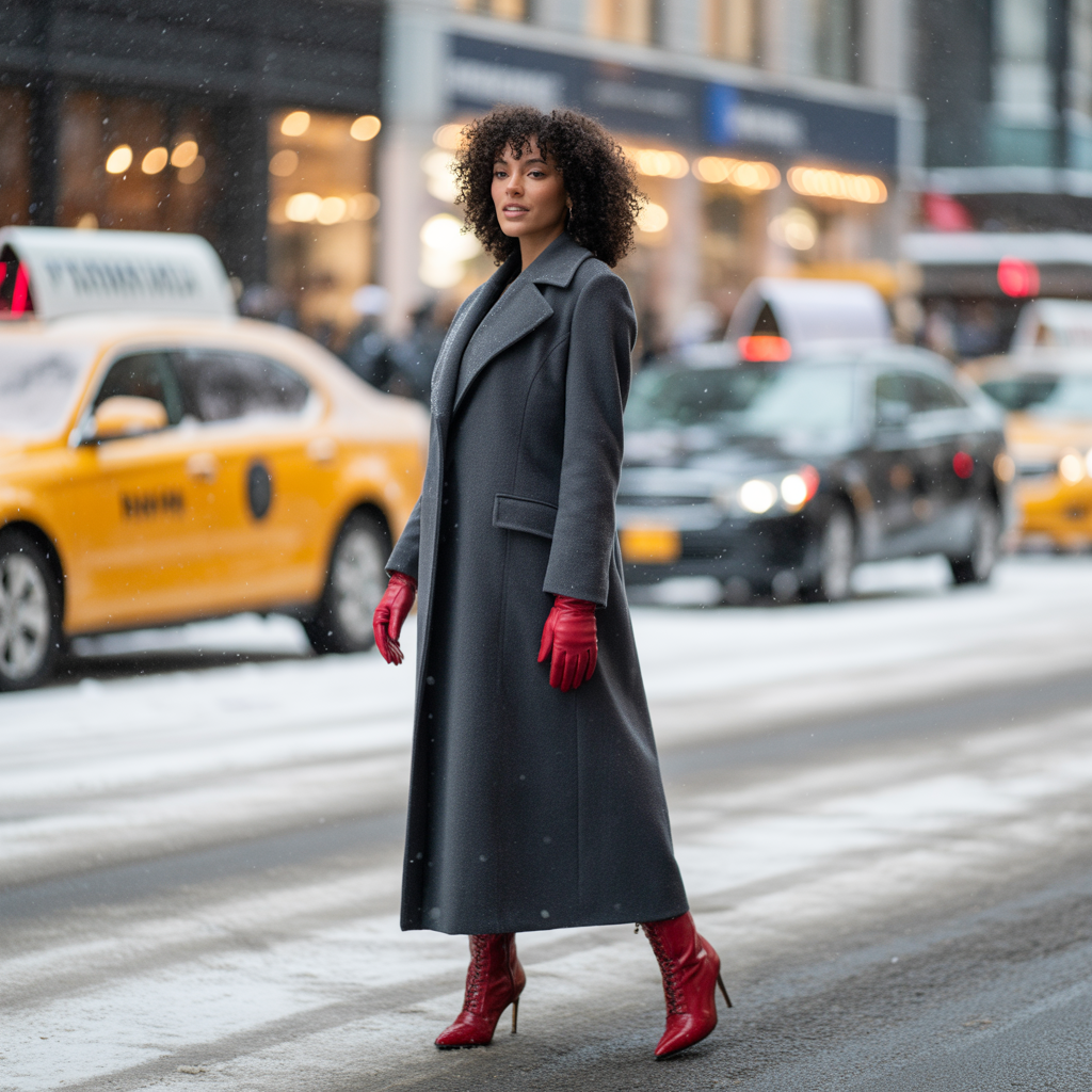Stylish New York winter outfits