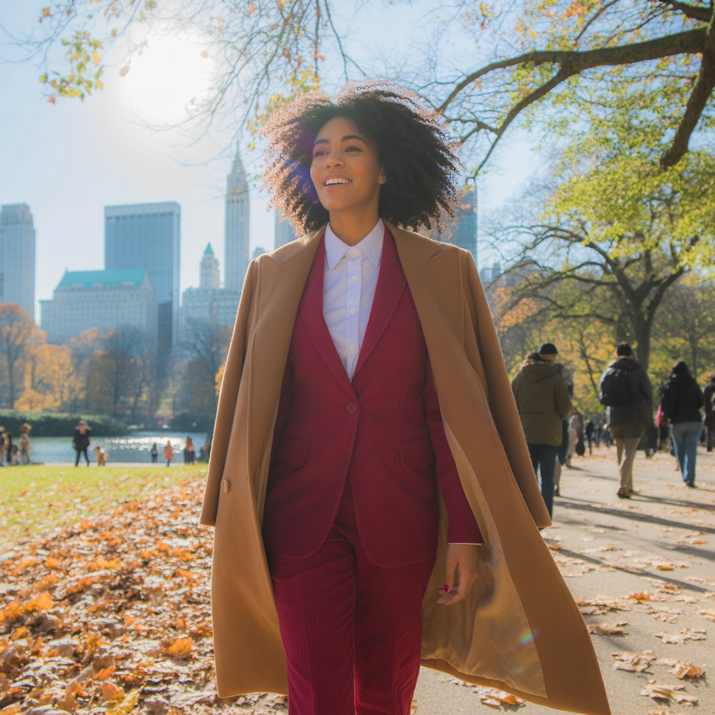 Tailored Suit with Wool Overcoat