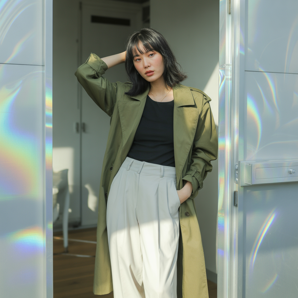 22 Best Fall Outfit Ideas to Stay Stylish This Autumn 10 Trench Coat Over Tailored Trousers