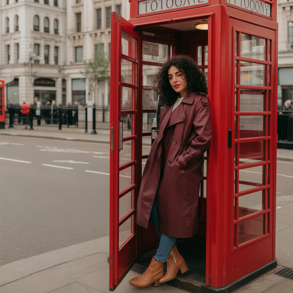 Trench Coats with Ankle Boots