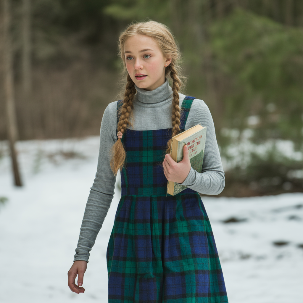 20 Best Girly Winter Outfits to Stay Cute & Cozy This Season 17 Turtleneck with Pinafore Dress