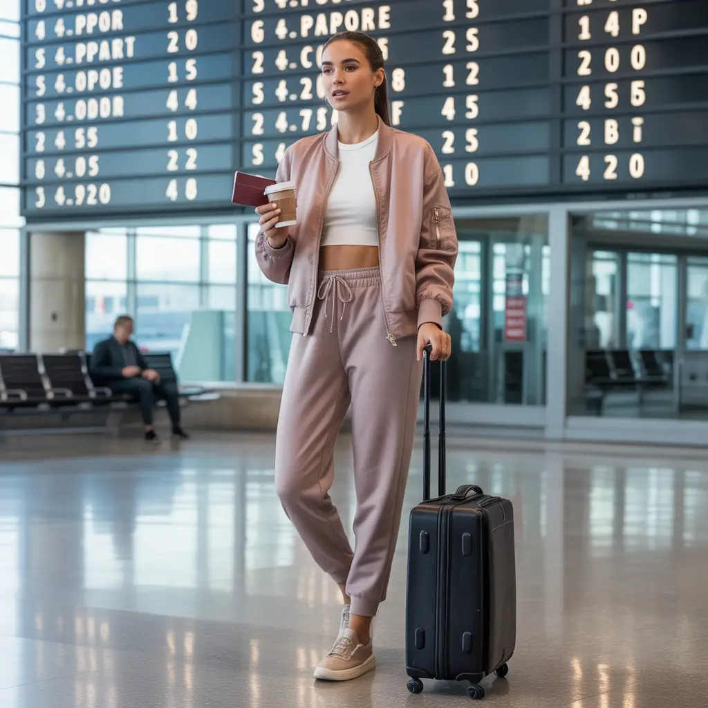 18 Best Airport Summer Outfits for Effortless Travel Style 4 Athleisure Traveler