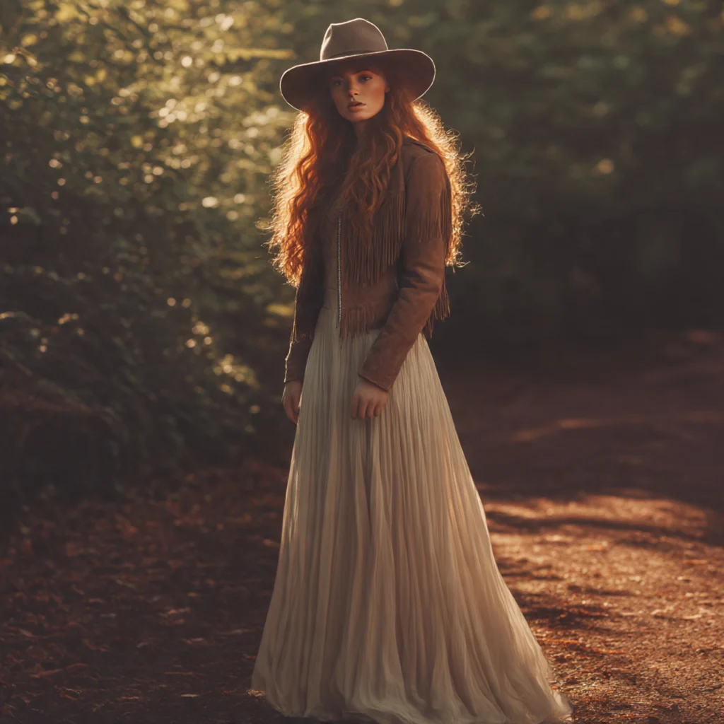 Western Fall Outfits: 20 Timeless Looks for Autumn Style 5 Boho Western Fall Outfits