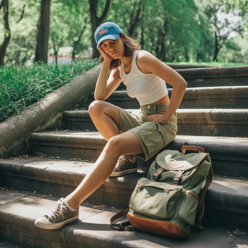 18 Best Vintage 90s Summer Outfits for Effortless Cool Style 6 Casual Cargo Comfort