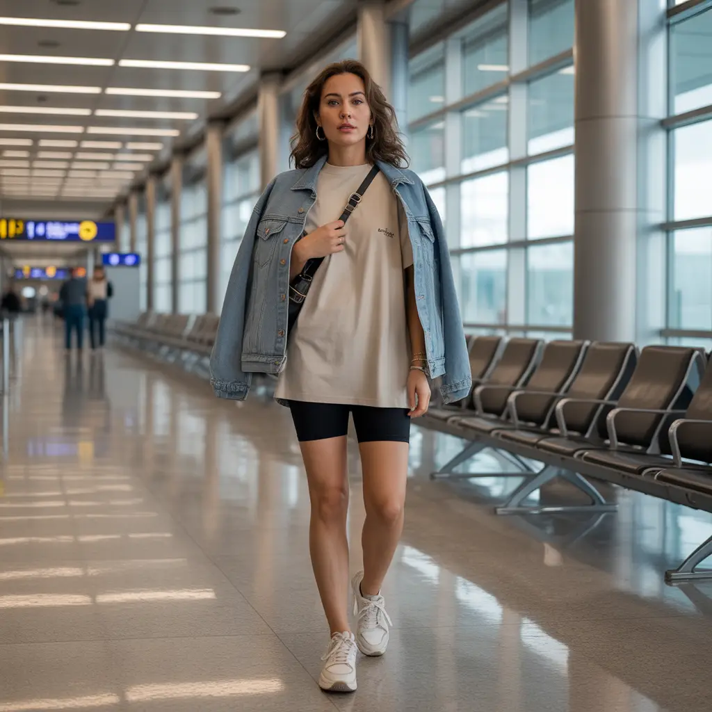 18 Best Airport Summer Outfits for Effortless Travel Style 1 Casual Comfy Chic