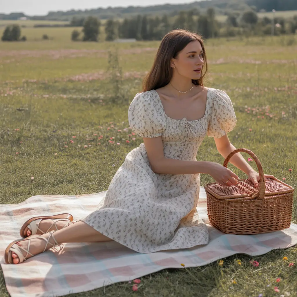 Cottagecore Summer Dress